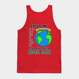 Save Mother Earth Planet Day Gaea Climate Change Nature Tank Top